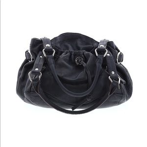 B. MAKOWSKY Black Leather Hobo